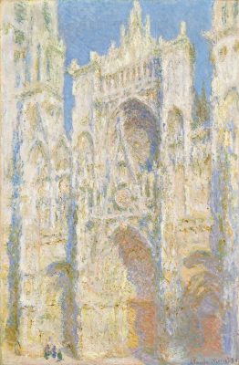 オルセー美術館のクロード・モネの作品『ルーアン大聖堂、西ファサード、陽光』1894年