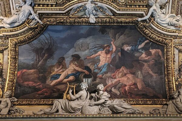 《冬、または山々を雪で覆う風を解き放つアイオロス》（1775年）