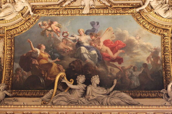 《春、またはキュベレに花冠を授けるゼピュロスとフローラ》（1780–1781年）